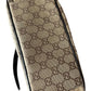 Gucci Monogram Canvas Crossbody Shoulder Bag Brown