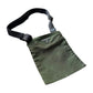Prada Nylon Shoulder Bag Green Triangle Logo