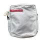 Prada Sport Nylon Shoulder Bag Grey Red Logo