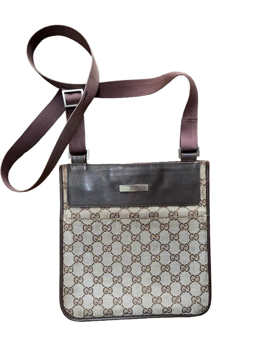 Gucci GG Canvas Crossbody Shoulder Bag