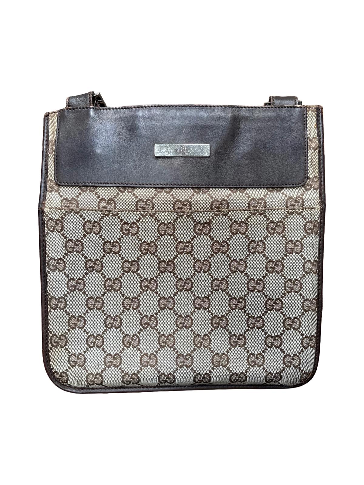 Gucci GG Canvas Crossbody Shoulder Bag