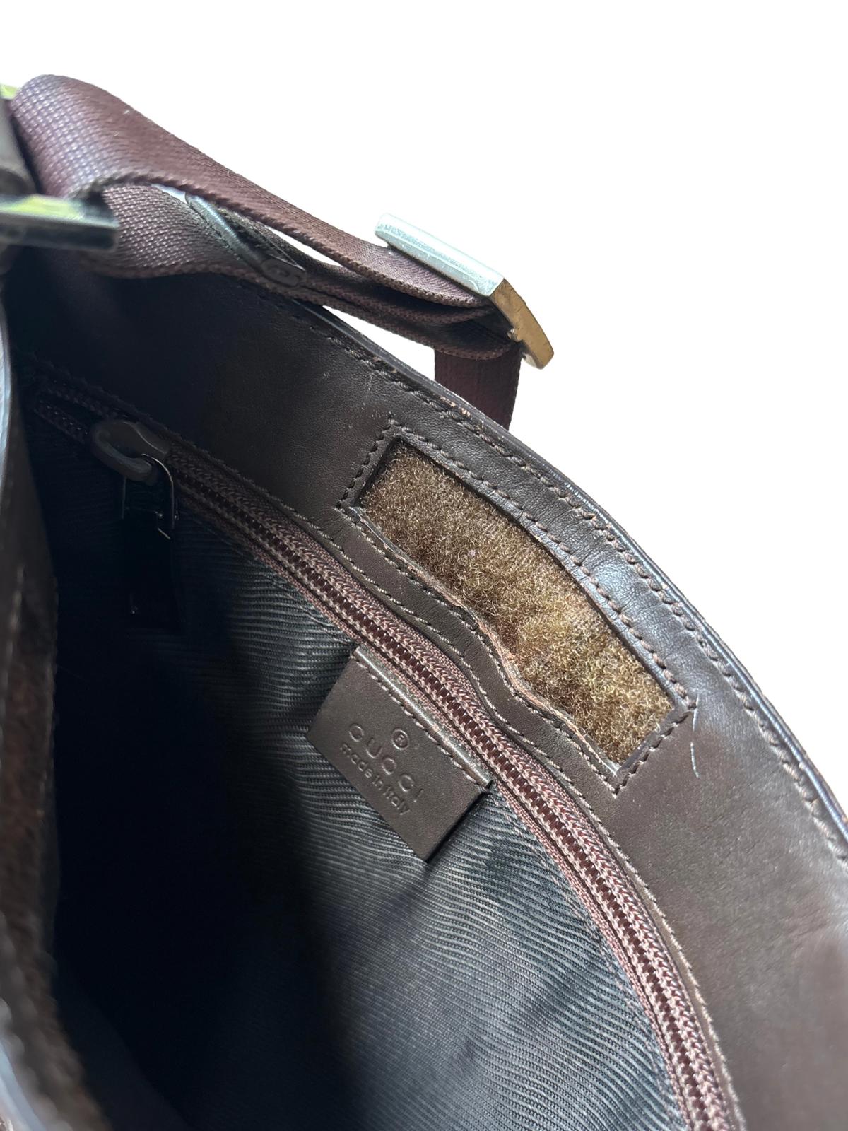 Gucci GG Canvas Crossbody Shoulder Bag