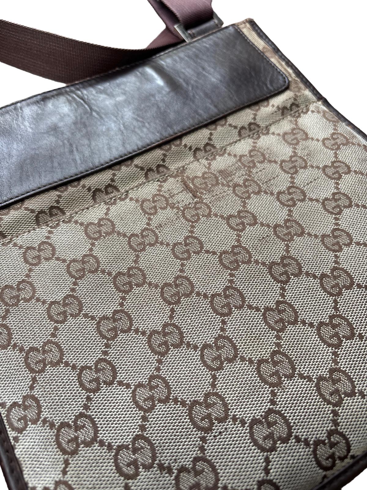 Gucci GG Canvas Crossbody Shoulder Bag