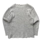 Needles Cut Off Waffle Knit Sweater Raw Hem S