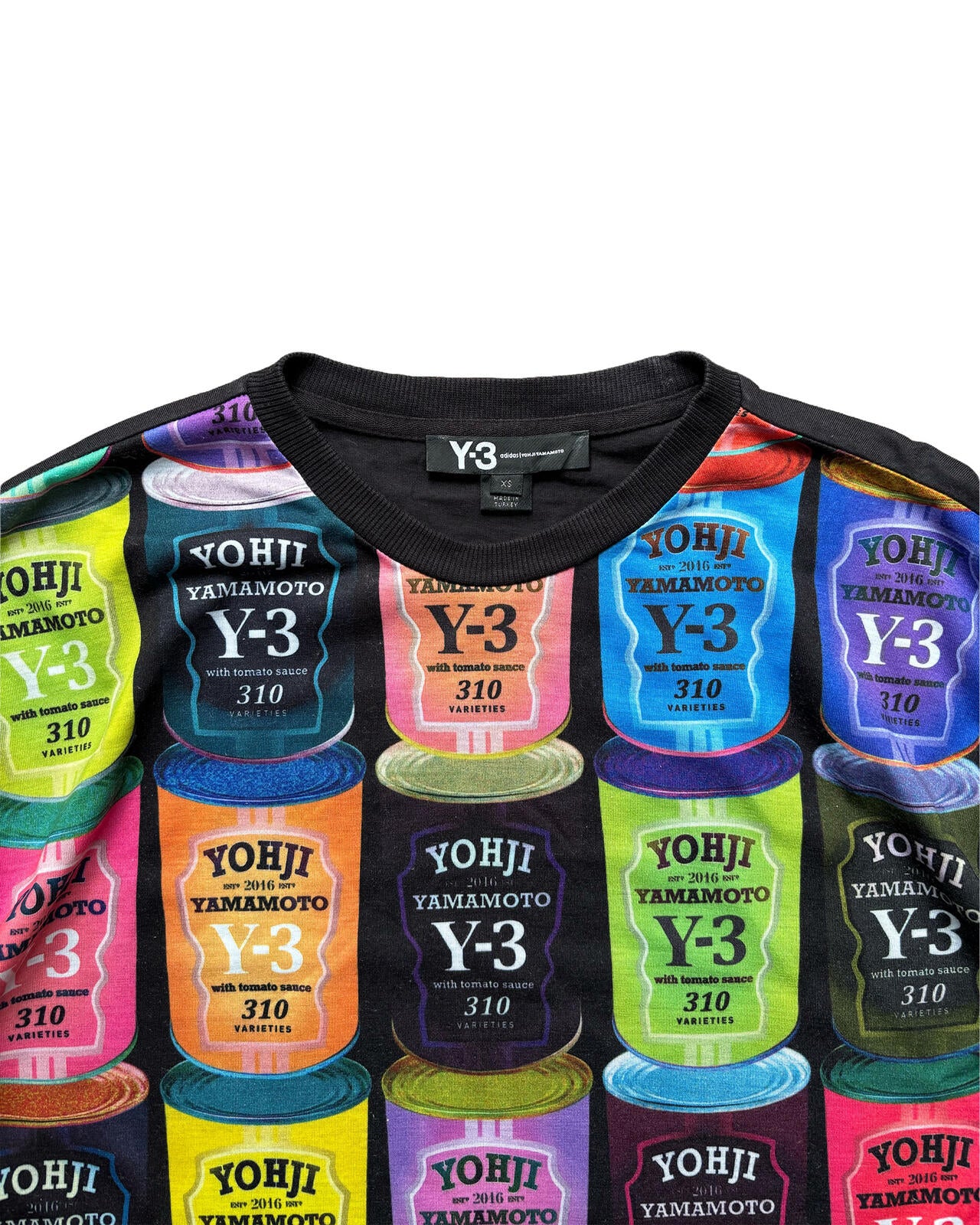 Y-3 Adidas Yohji Yamamoto T Shirt Black Large