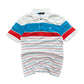Burberry Black Label Striped Polo Shirt Logo S