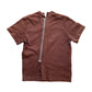 Tricot Comme des Garçons Logo T Shirt Back Zip XS
