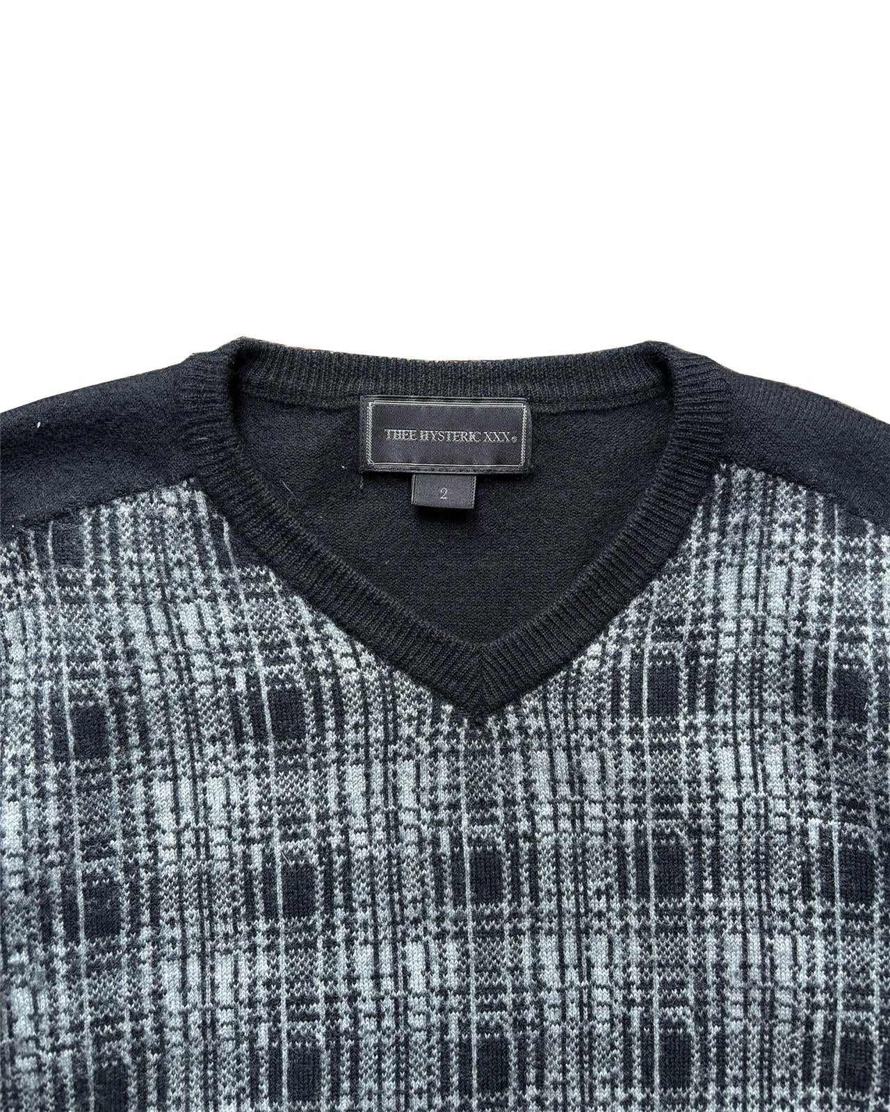 Thee Hysteric XXX Knit Sweater V Neck S
