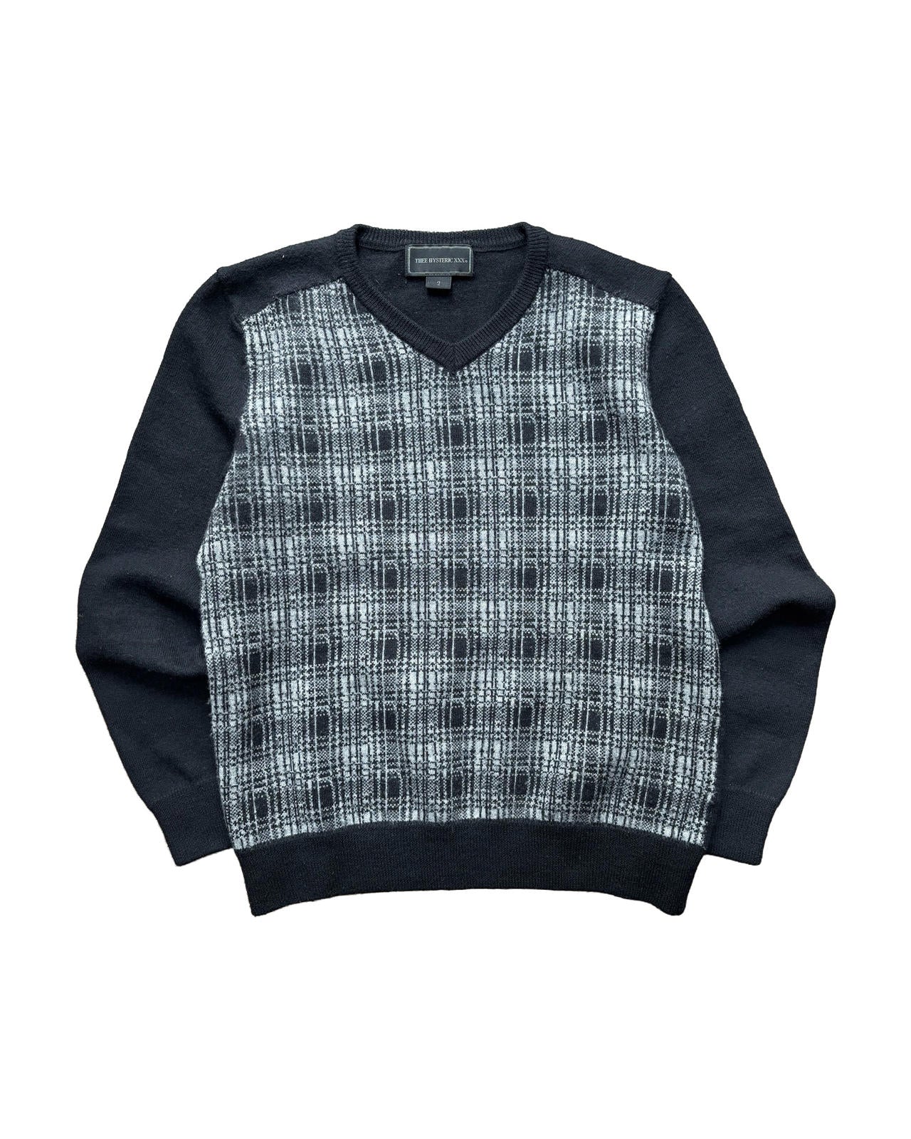 Thee Hysteric XXX Knit Sweater V Neck S