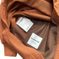 and wander polartec fleece brown hoodie M