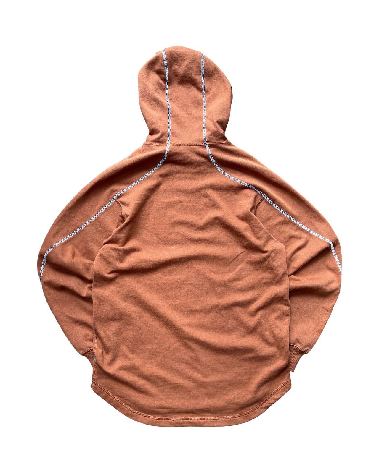 and wander polartec fleece brown hoodie M