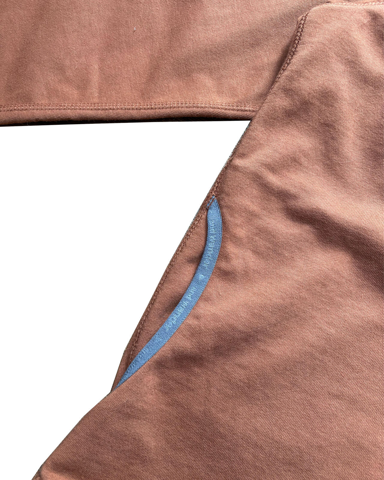 and wander polartec fleece brown hoodie M