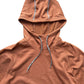 and wander polartec fleece brown hoodie M