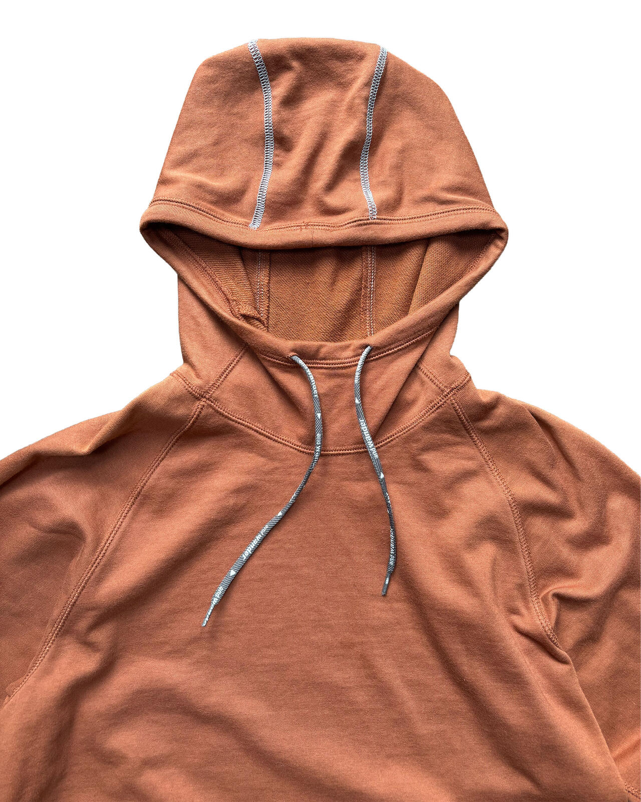 and wander polartec fleece brown hoodie M