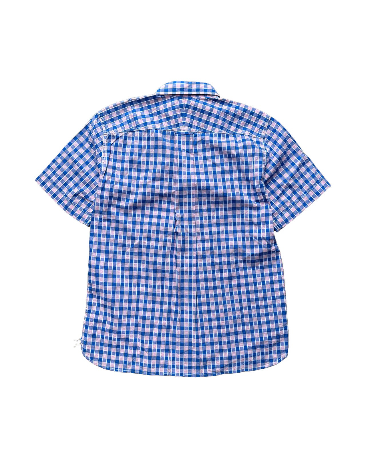 CDG Check Button Down Shirt Pink XS