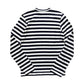 CDG Comme Inside Out Stripe LS Tee S