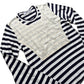 CDG Comme Inside Out Stripe LS Tee S