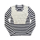 CDG Comme Inside Out Stripe LS Tee S