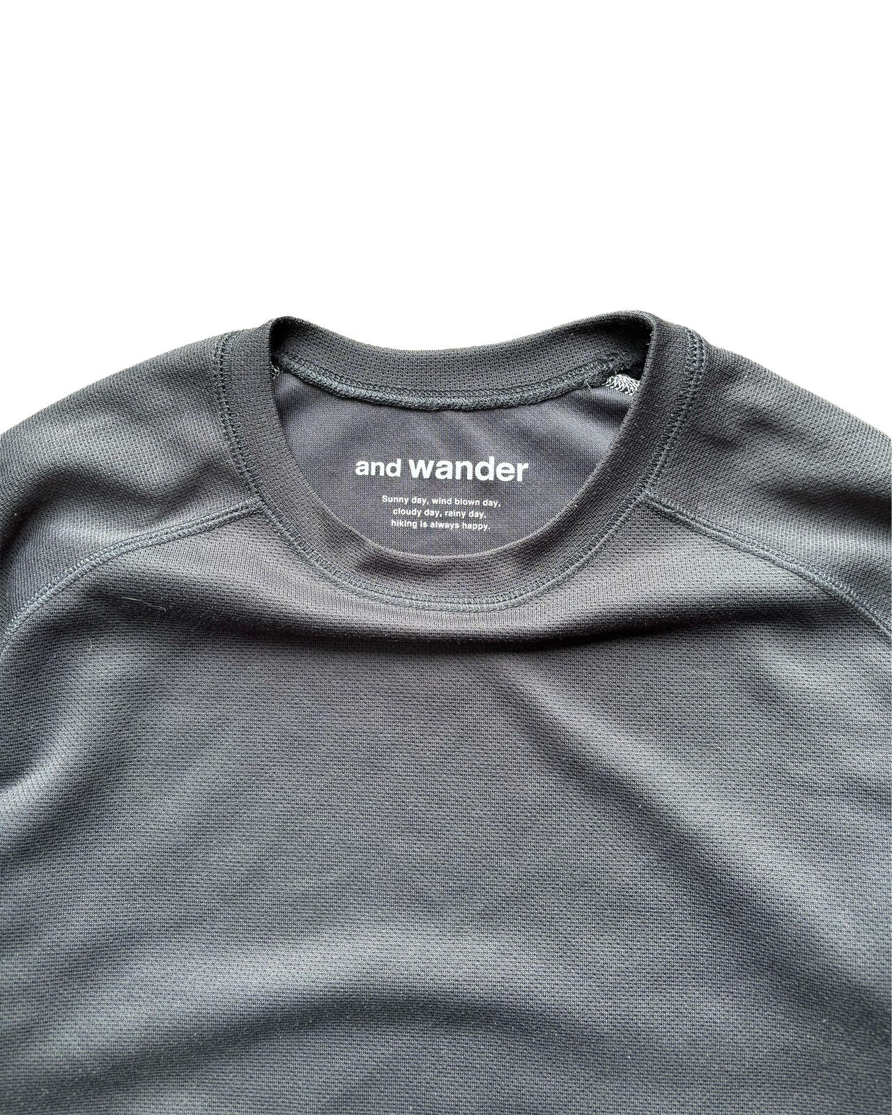 and wander polartec long sleeve tee XS