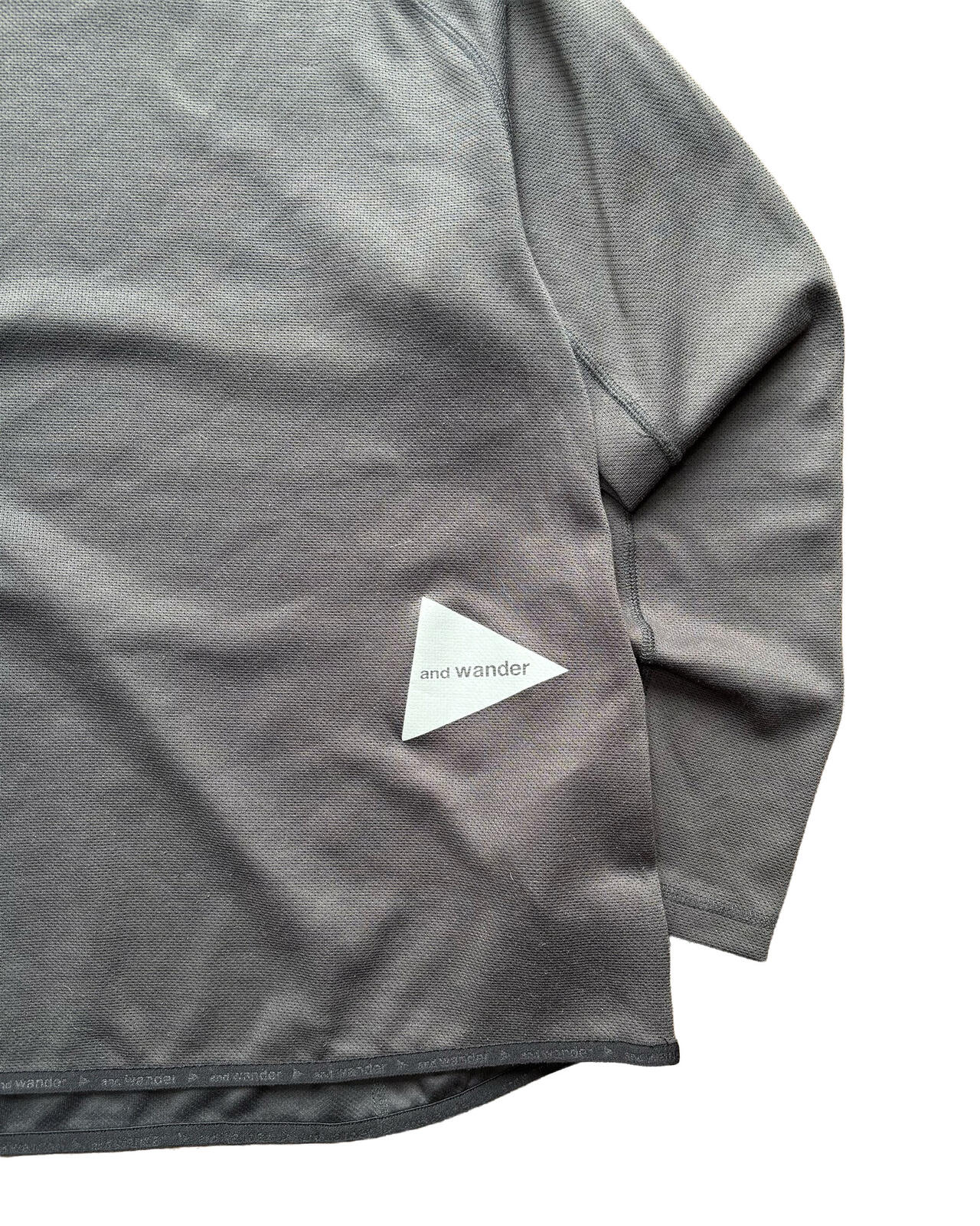 and wander polartec long sleeve tee XS