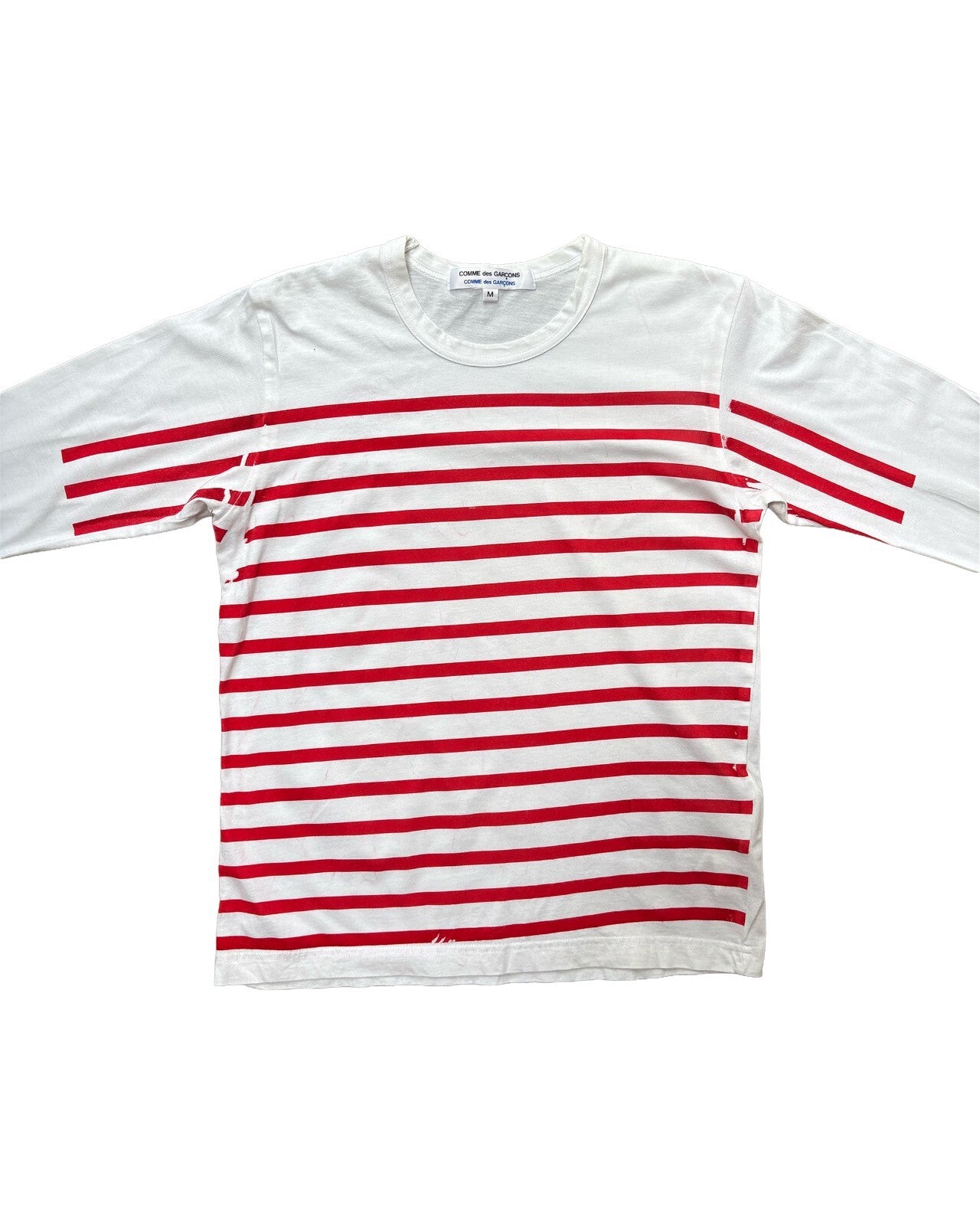 Comme des Garçons Striped Long Sleeve T-Shirt Small