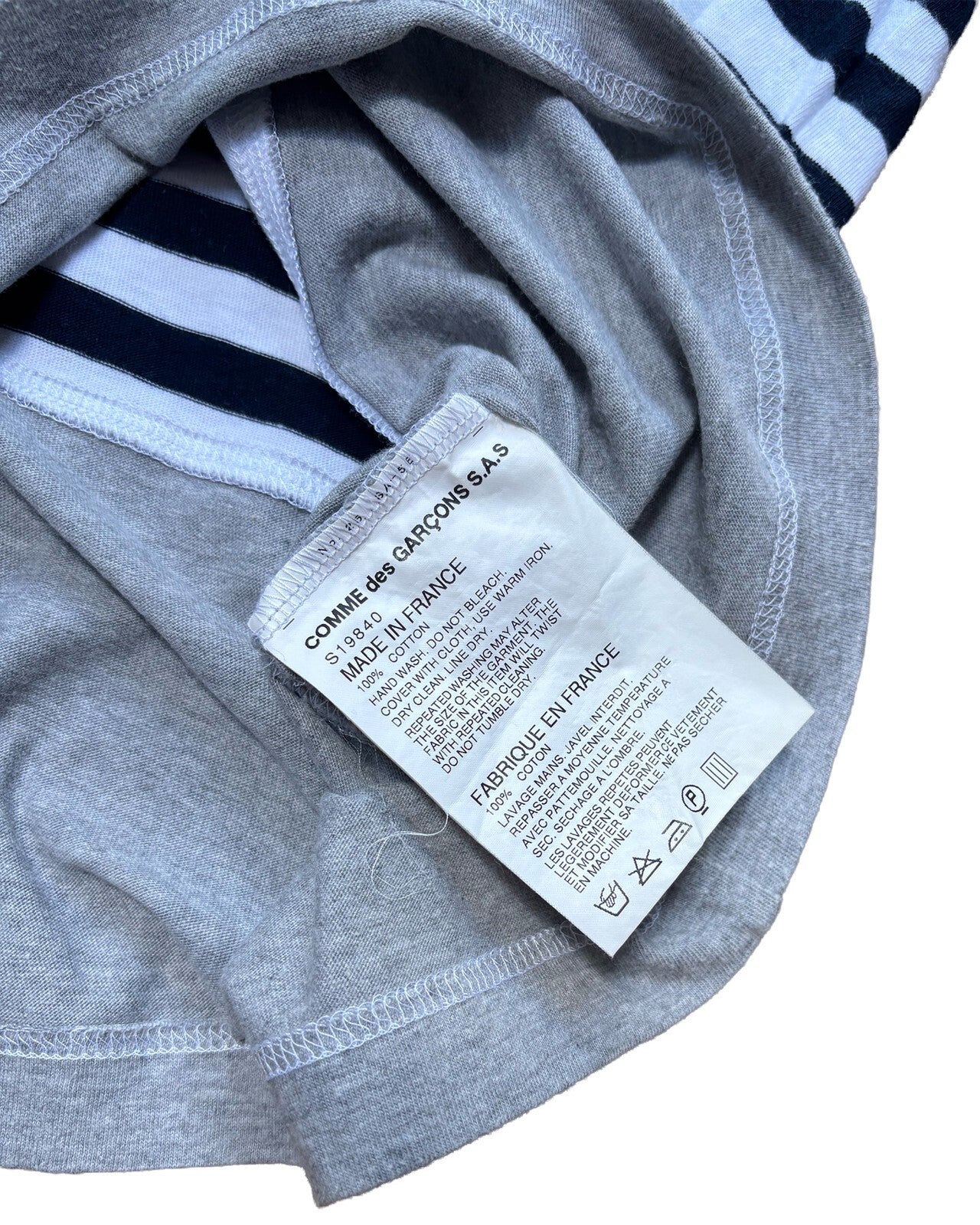 Comme des Garçons SHIRT Panel Long Sleeve XS