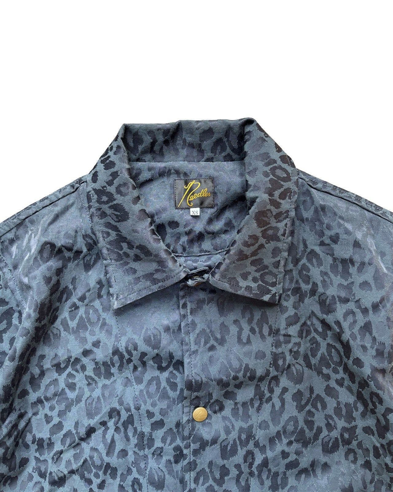 Needles Leopard Jacquard Coach Jacket Medium