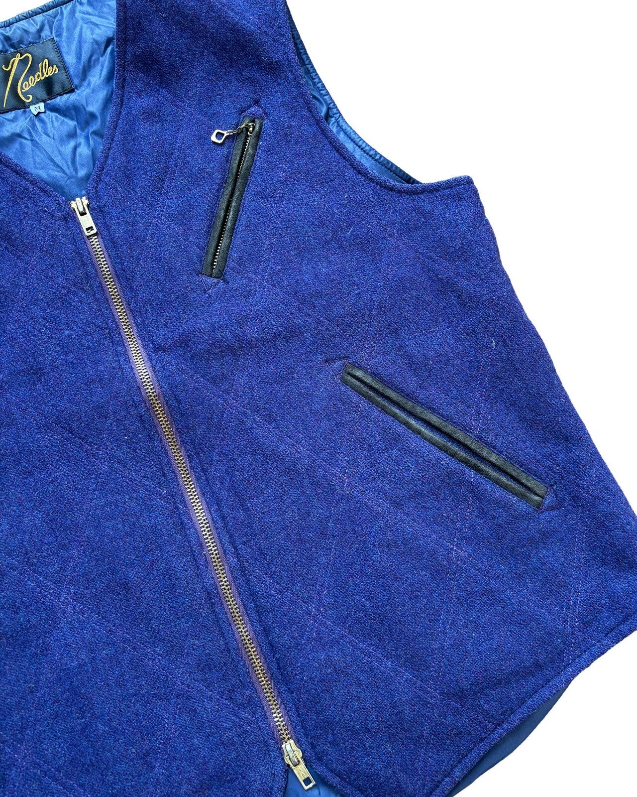 Needles Wool Zip Utility Vest Medium
