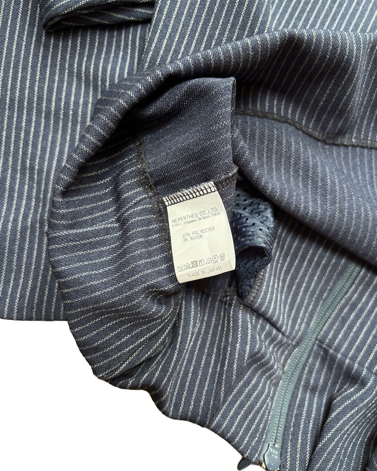 Needles Pinstripe Zip Jacket XS