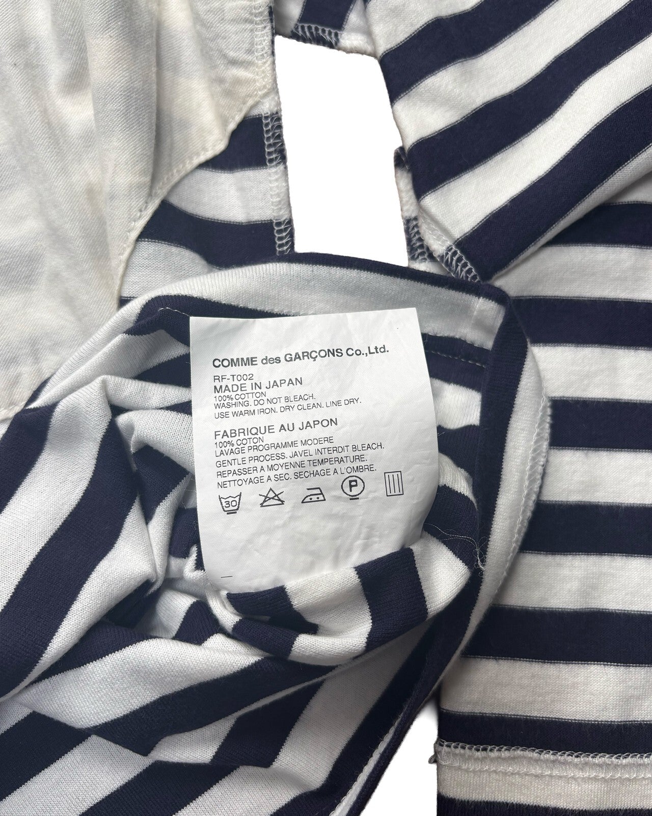 Comme des Garçons Panel Long Sleeve T-Shirt XS