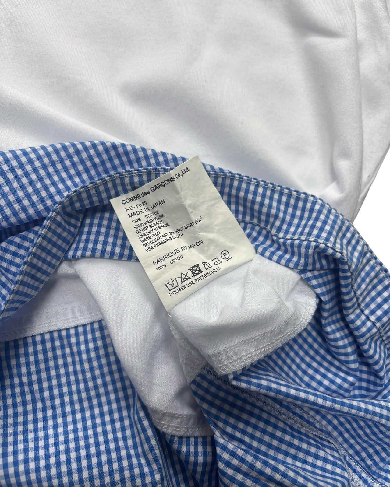 Comme des Garçons Panel T-Shirt Large