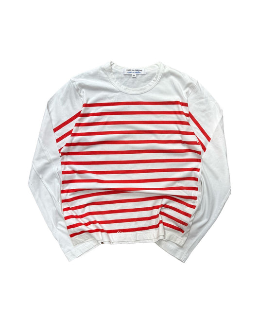 Comme des Garçons Striped Long Sleeve T-Shirt Small