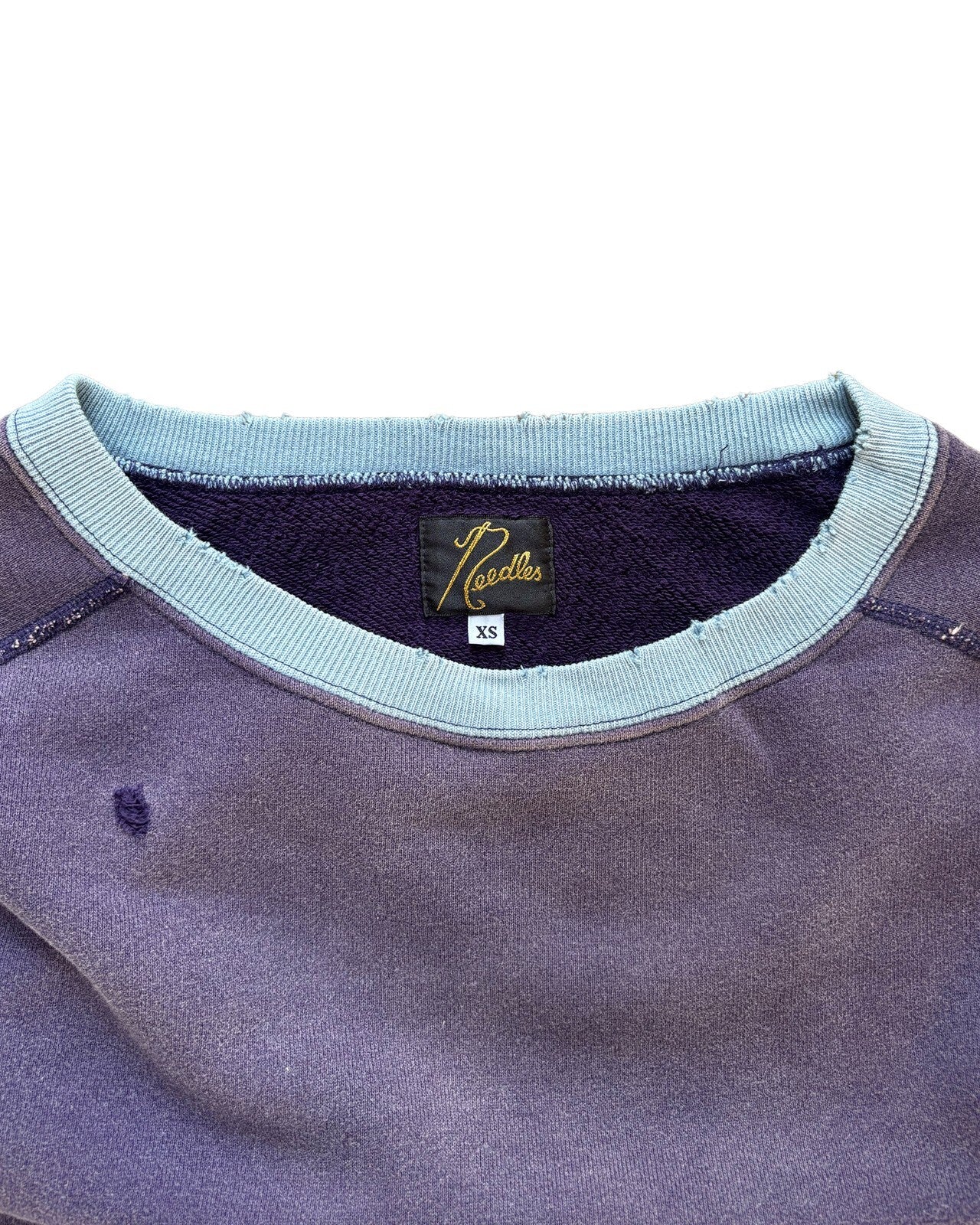 Needles Distressed Sweatshirt Small