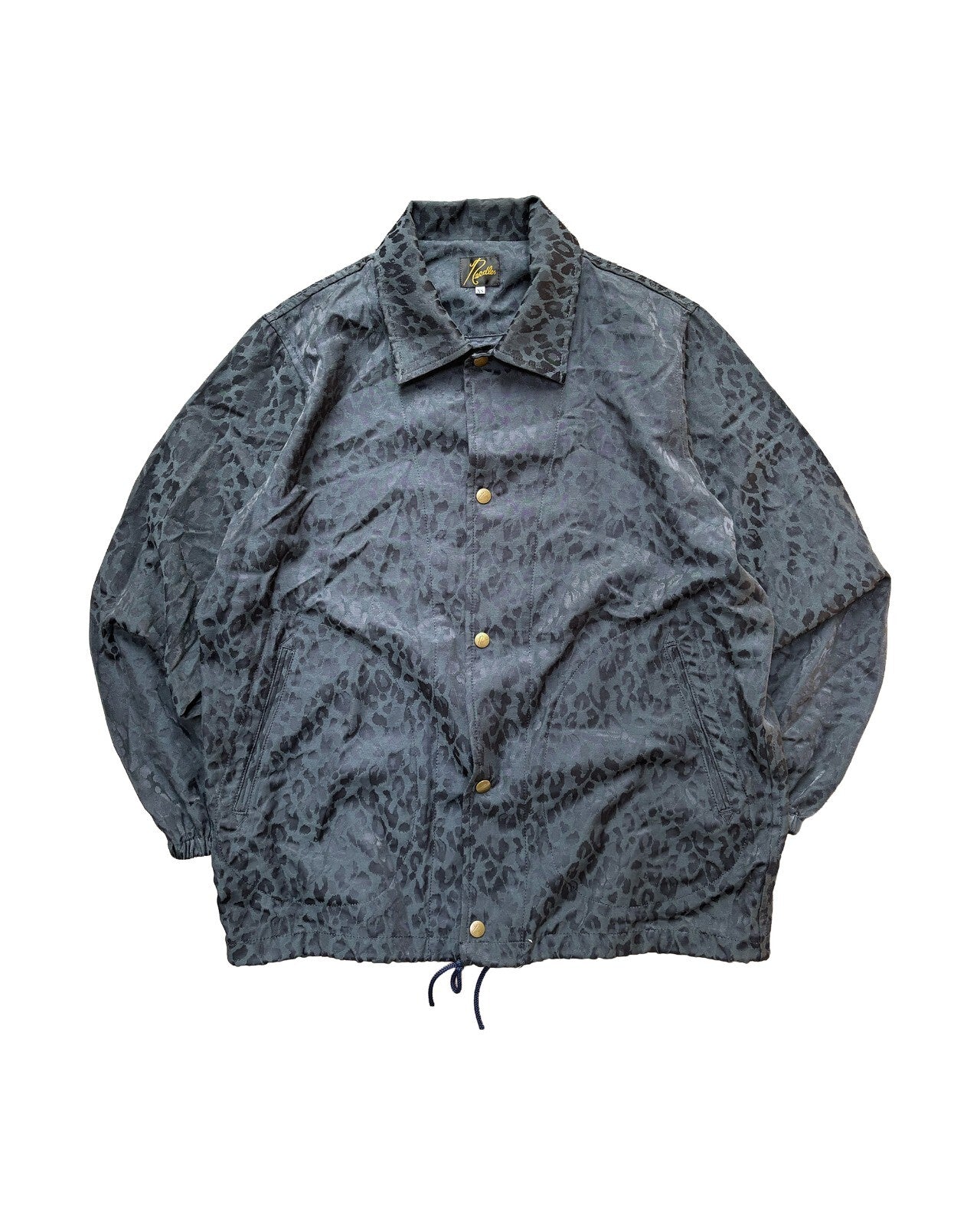 Needles Leopard Jacquard Coach Jacket Medium