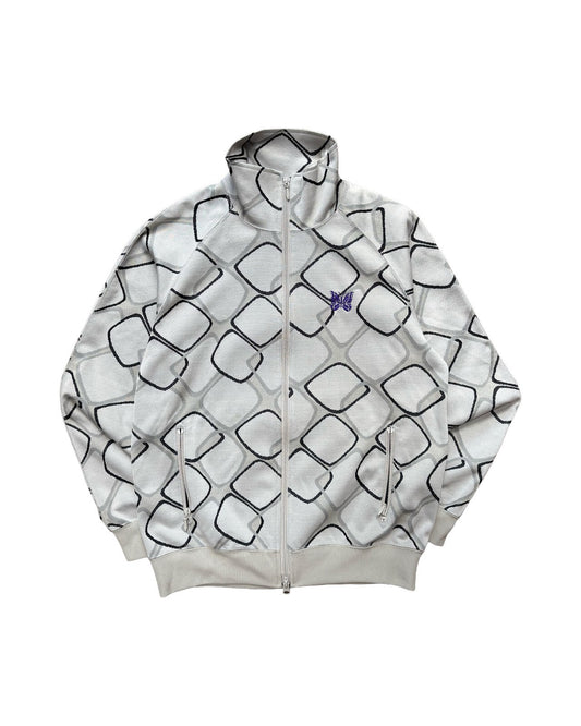 Needles Jacquard Track Jacket Beige Medium