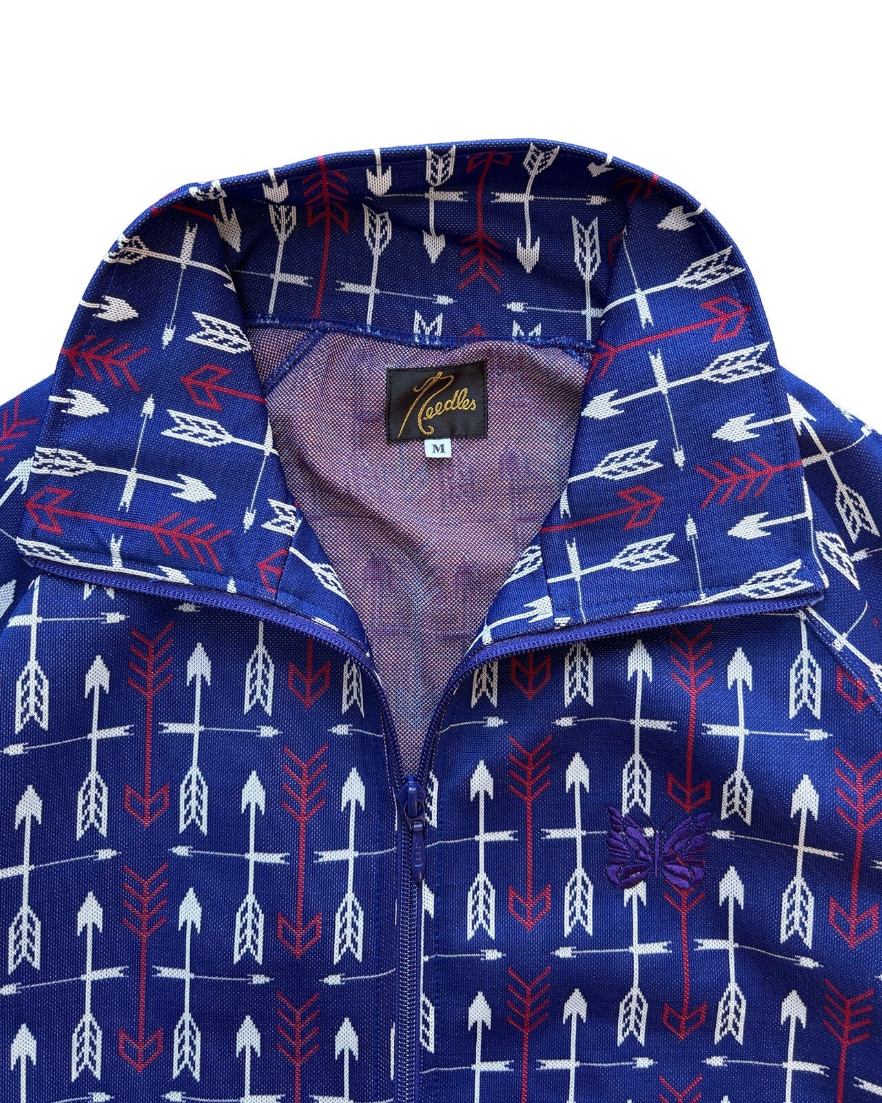 Needles Arrow Track Jacket Blue Medium