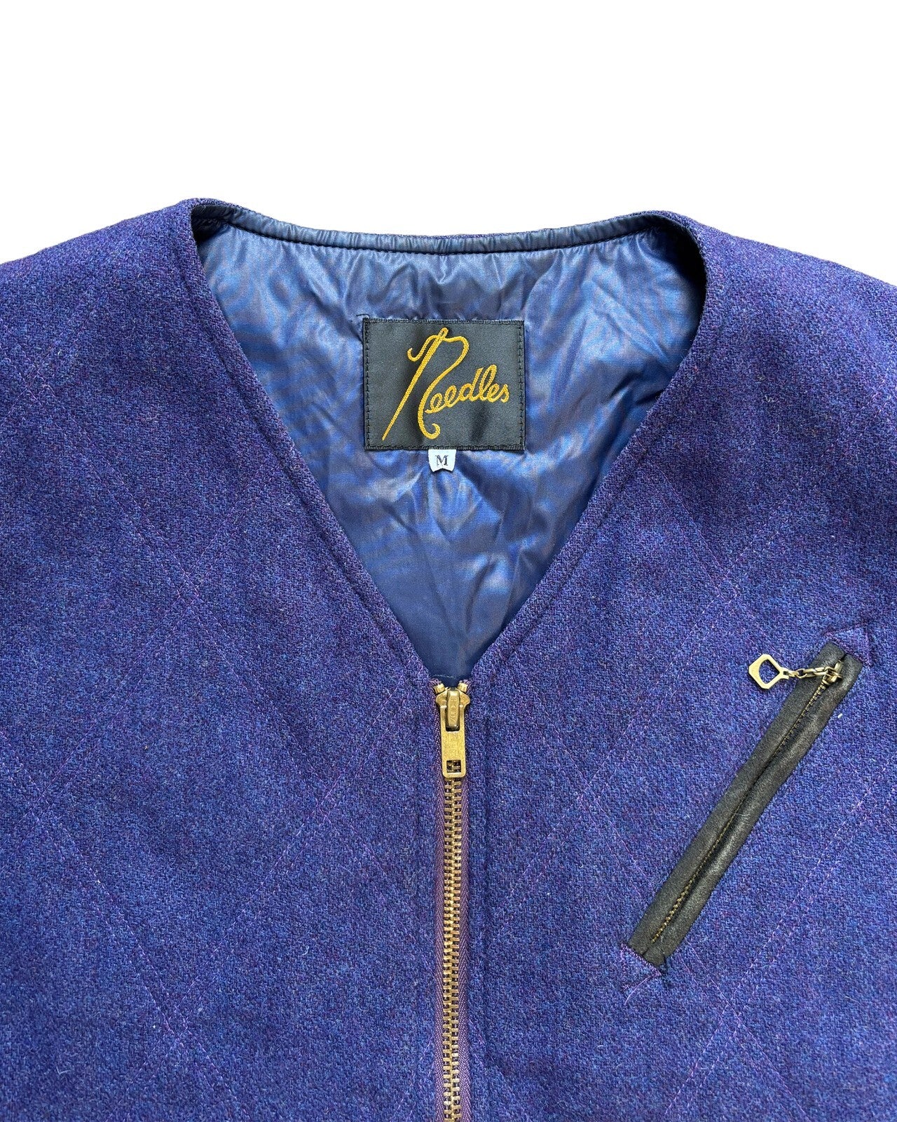 Needles Wool Zip Utility Vest Medium