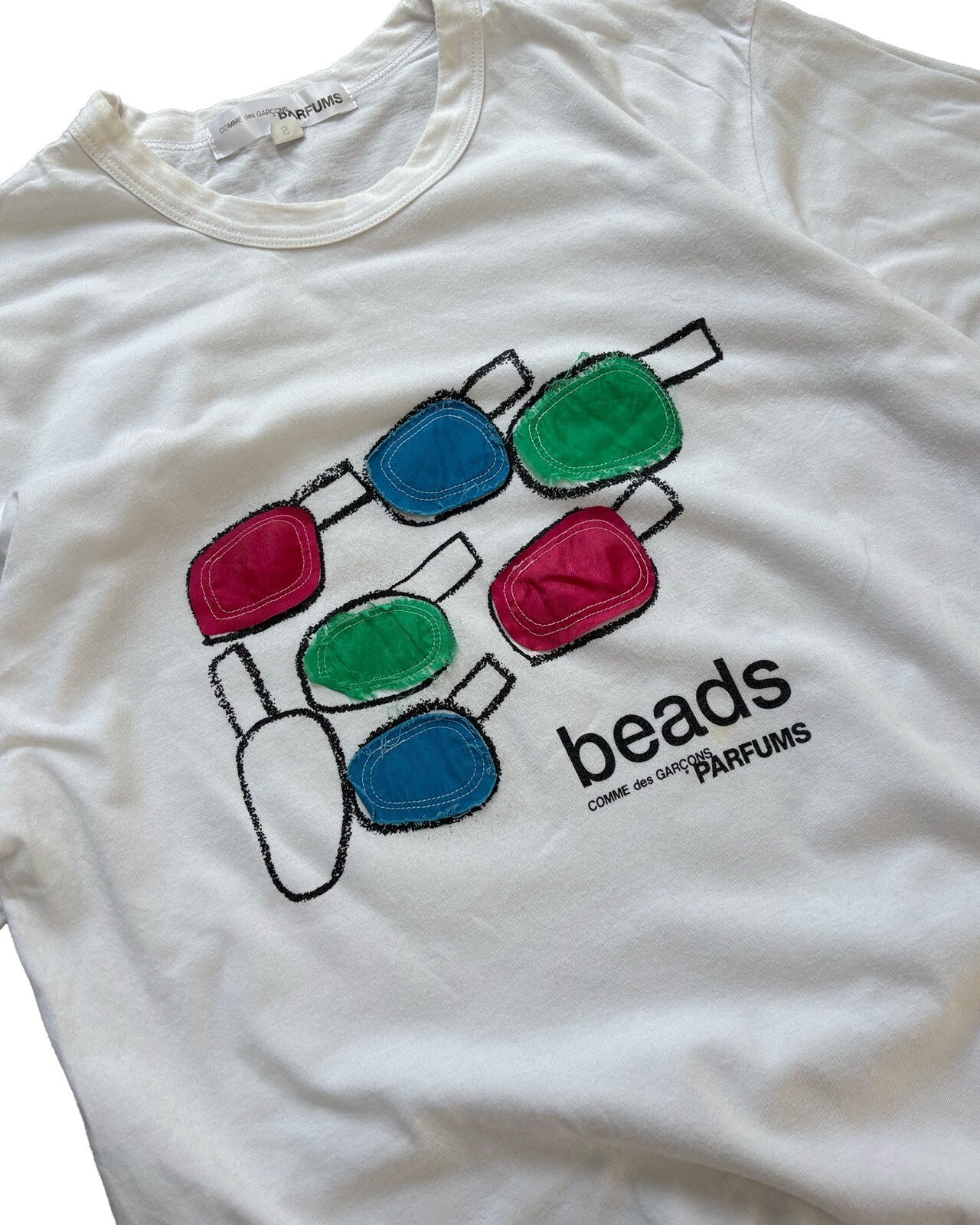 Comme des Garçons PARFUMS Beaded T-Shirt Small