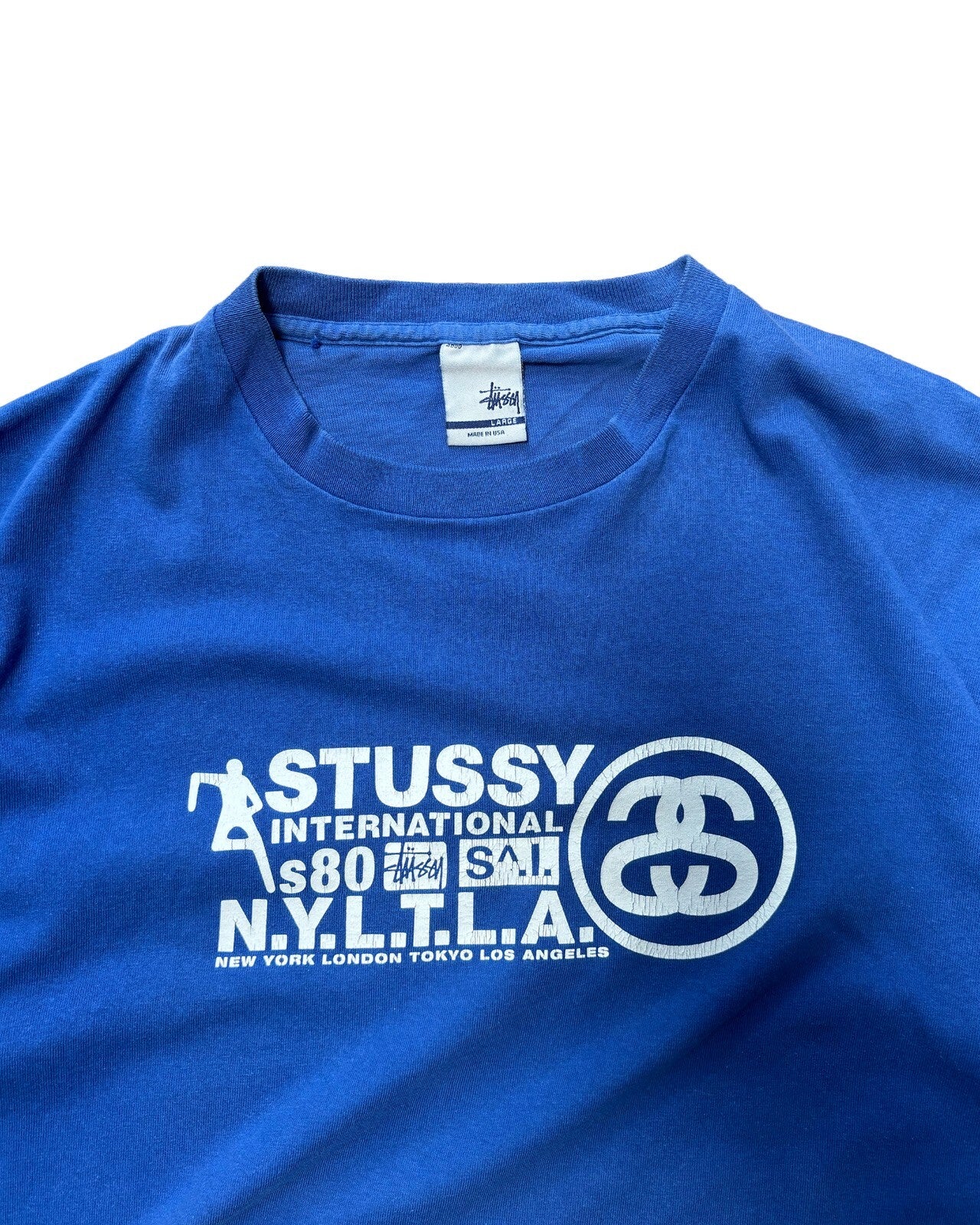 Vintage Stussy International T-Shirt Large