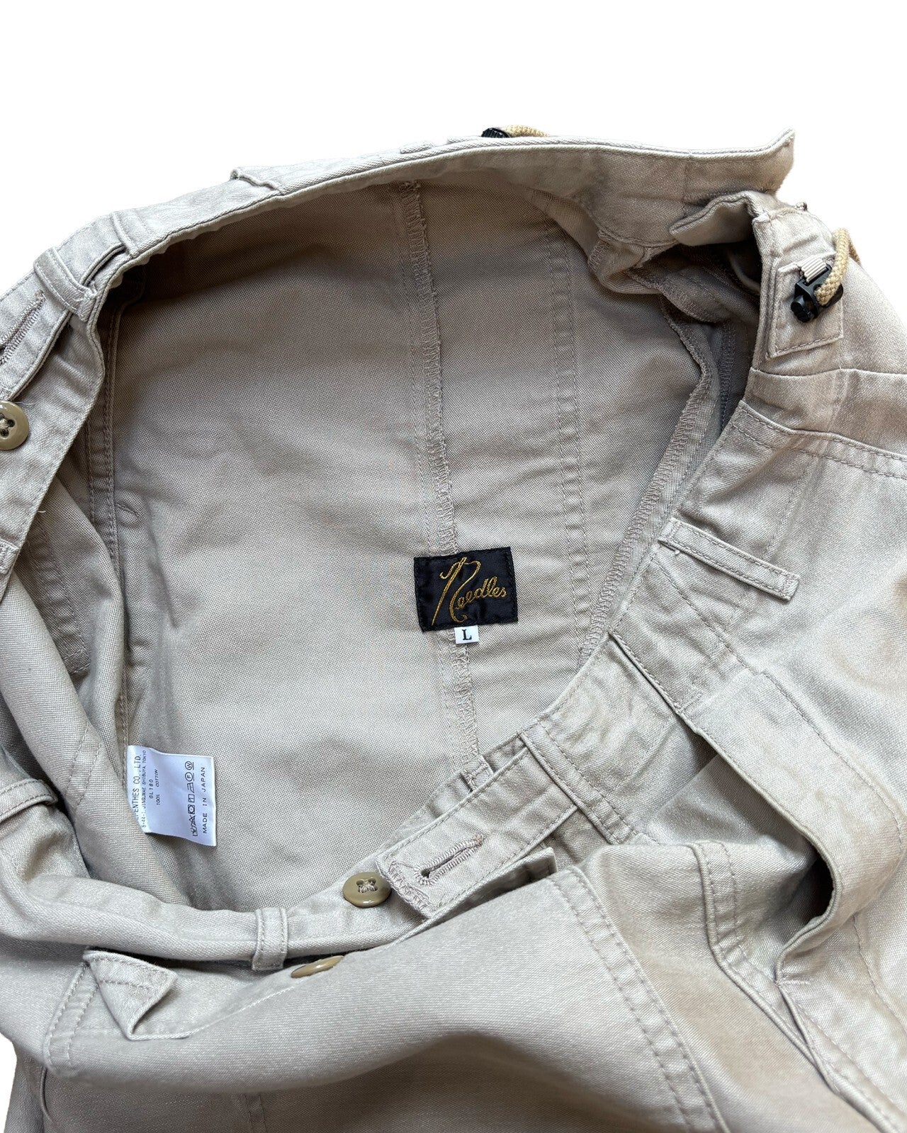 Needles H.D. Pants Beige Large