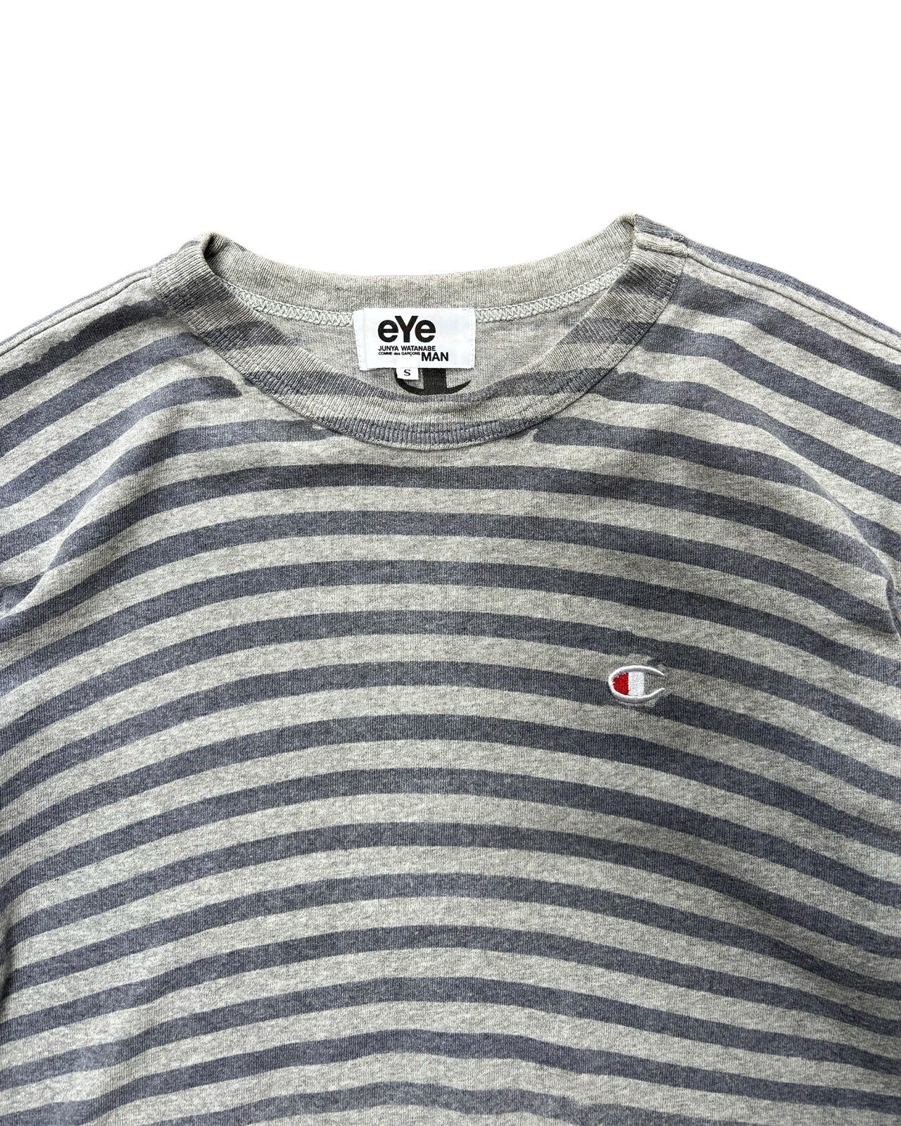 Junya Watanabe x Champion Striped T-Shirt Medium