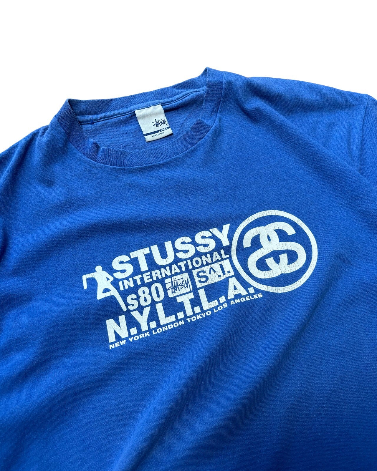 Vintage Stussy International T-Shirt Large