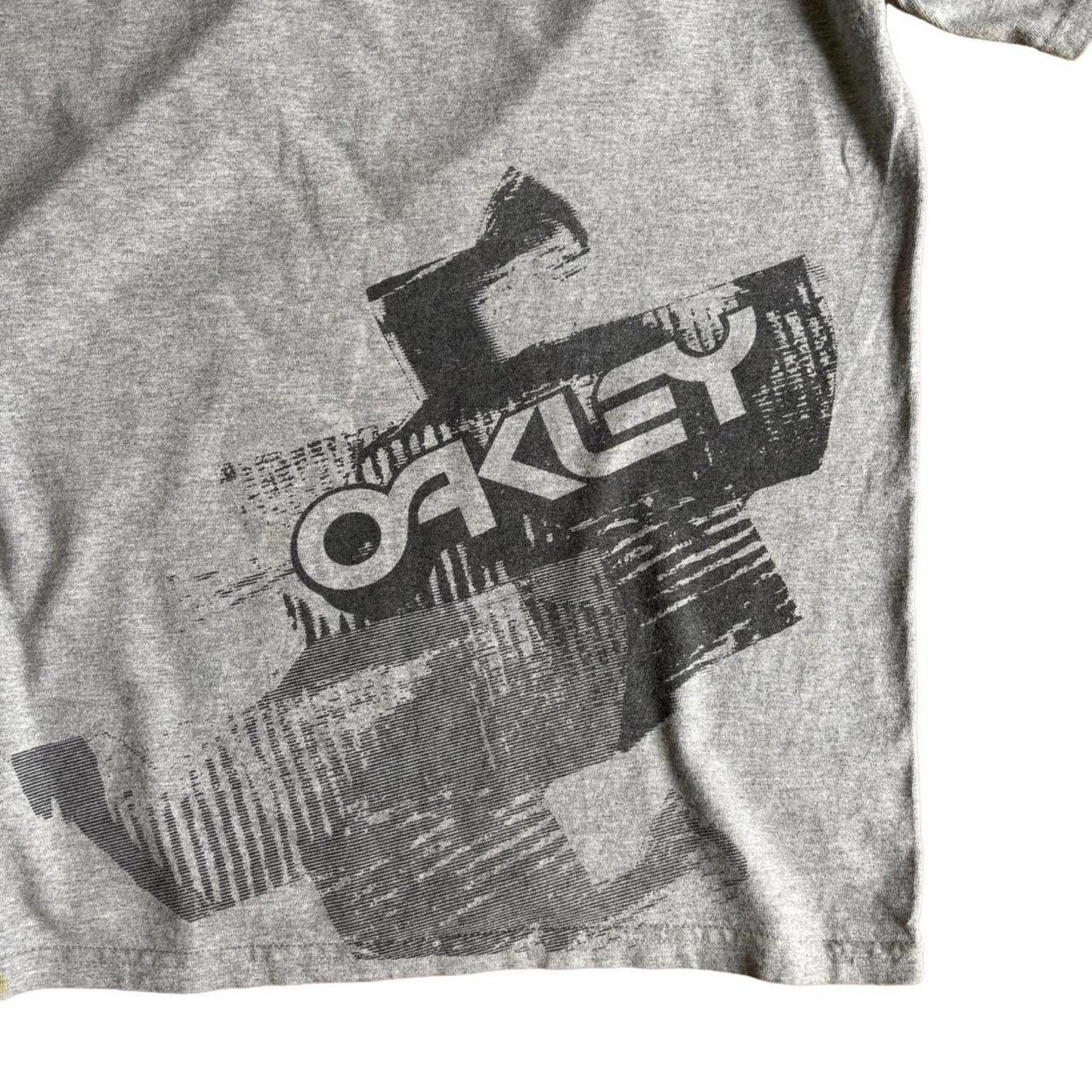 Vintage Oakley Graphic T Shirt Grey L