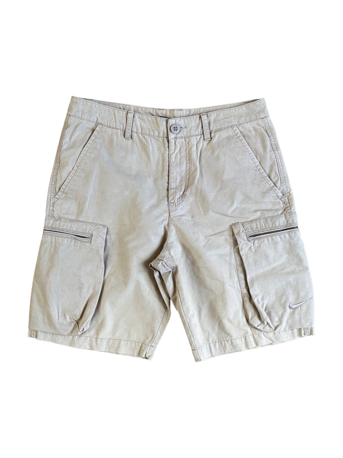 Nike Beige Cargo Shorts 30W Vintage Utility