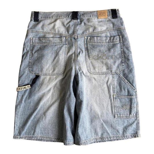 Vintage Ecko Unltd Denim Jorts Light Blue 36W