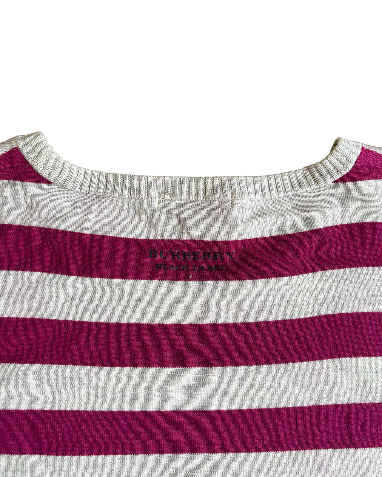 Burberry Black Label Striped LS Top Medium