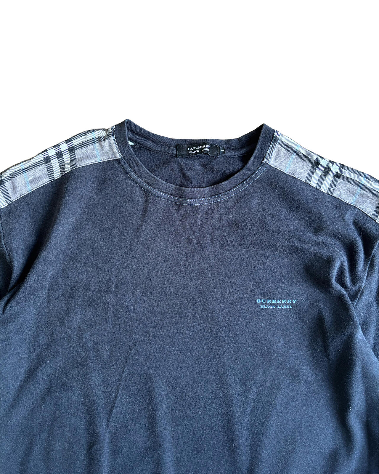 Burberry Black Label Check Shirt Black Medium