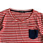 Burberry Black Label Striped Long Sleeve Tee