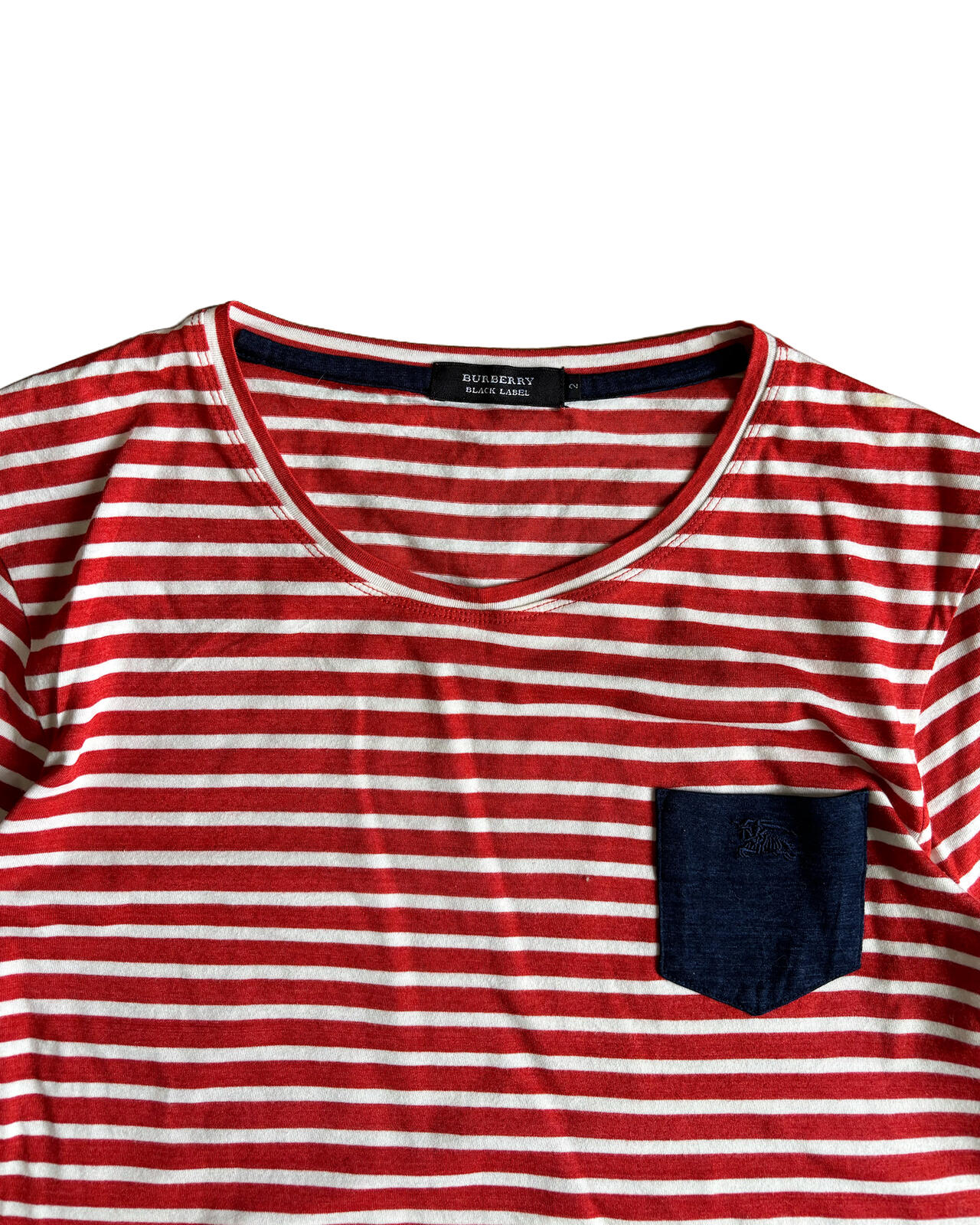 Burberry Black Label Striped Long Sleeve Tee