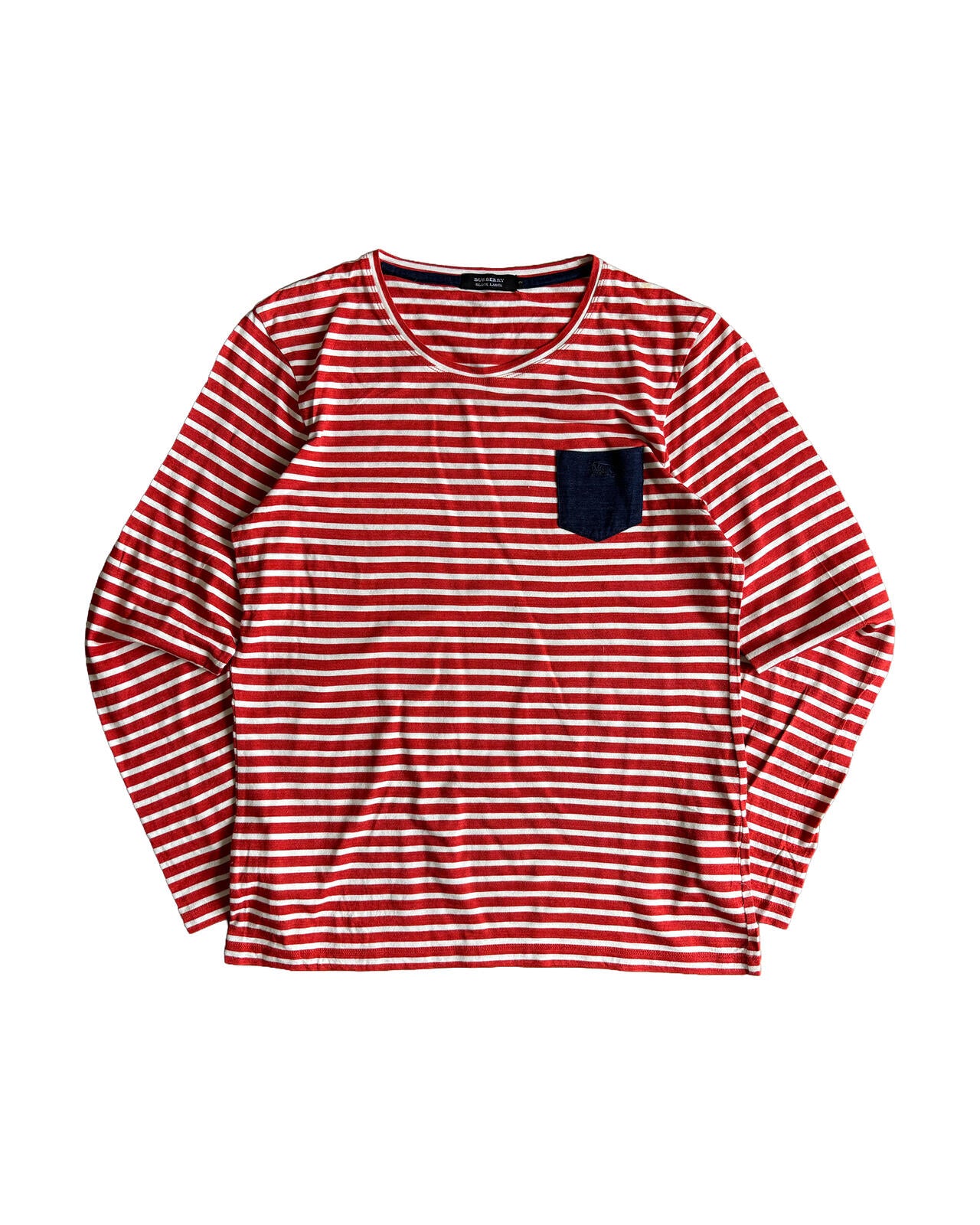 Burberry Black Label Striped Long Sleeve Tee